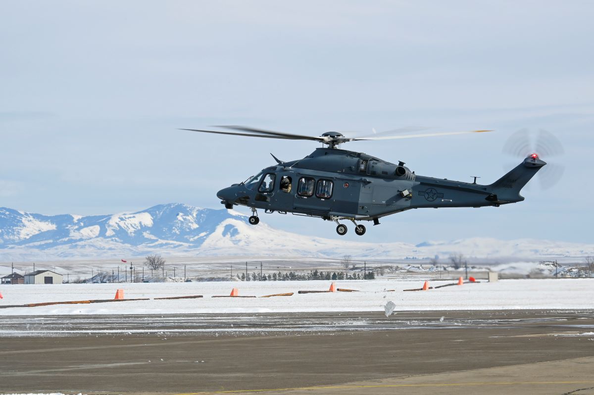 Air Force MH-139A Grey Wolf Makes First Flight in Montana